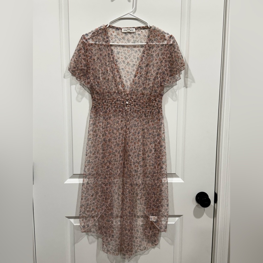 Elegant/Boho Floral button down kimono